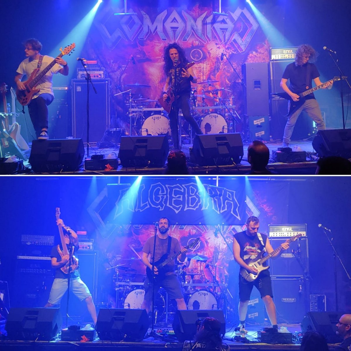 ZonaMetallRadio's tweet photo. Ahir vam assistir a una de les cites que teniem més ben apuntades a l'agenda: Vektor + Cryptosis + Comaniac + Algebra. Espectacular!!
#Vektor #Cryptosis #Comaniac #Algebra #SalaBoveda #ThrashMetal #Metal #MetalConcert #Concert #Barcelona #Catalunya https://t.co/8hZxWwupHS