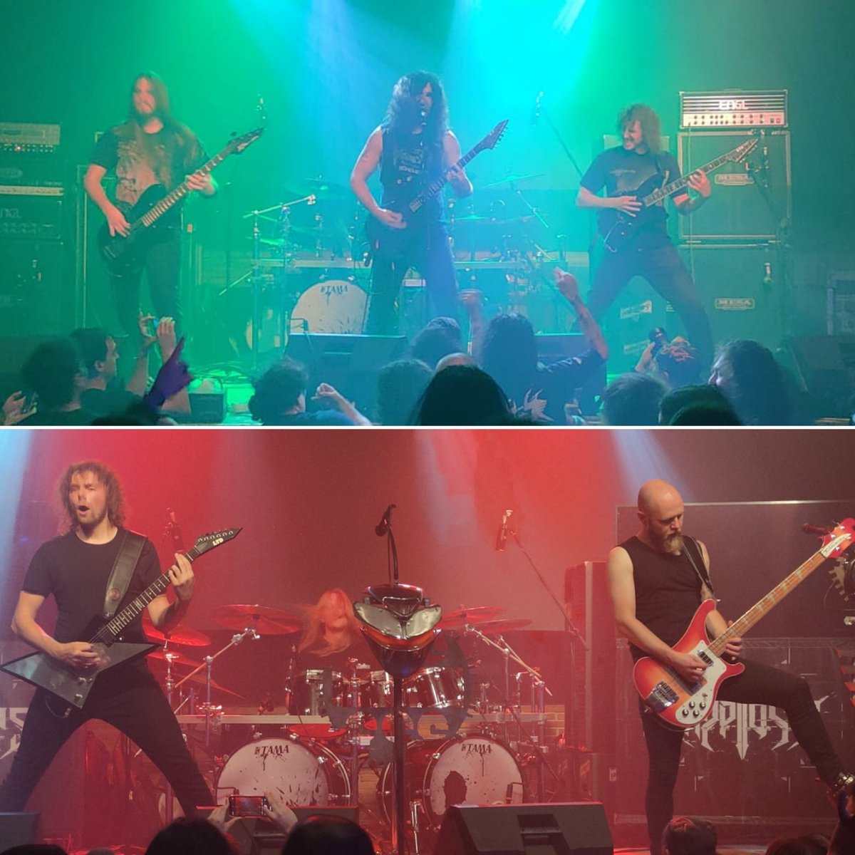 ZonaMetallRadio's tweet photo. Ahir vam assistir a una de les cites que teniem més ben apuntades a l'agenda: Vektor + Cryptosis + Comaniac + Algebra. Espectacular!!
#Vektor #Cryptosis #Comaniac #Algebra #SalaBoveda #ThrashMetal #Metal #MetalConcert #Concert #Barcelona #Catalunya https://t.co/8hZxWwupHS