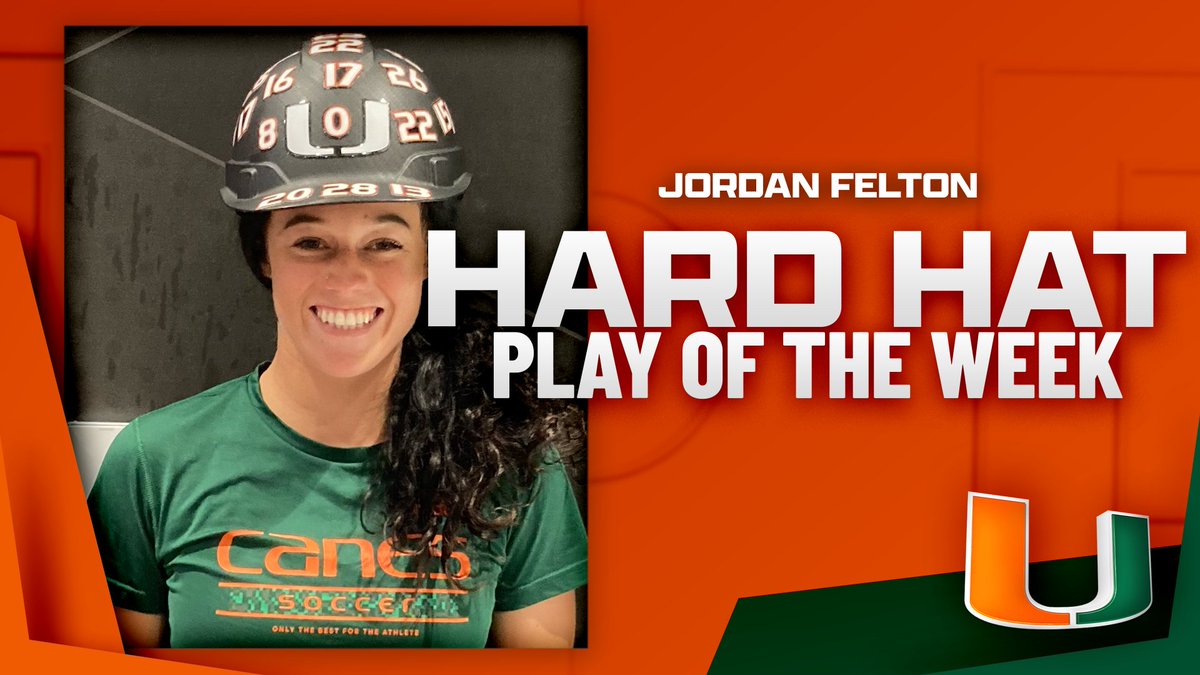 CanesFutbol's tweet photo. 🚧 CAUTION 🚧

HARD HAT REQUIRED IN THIS AREA

Sophomore Jordan Felton earns this week's hard hat! https://t.co/cGDpD2q95r