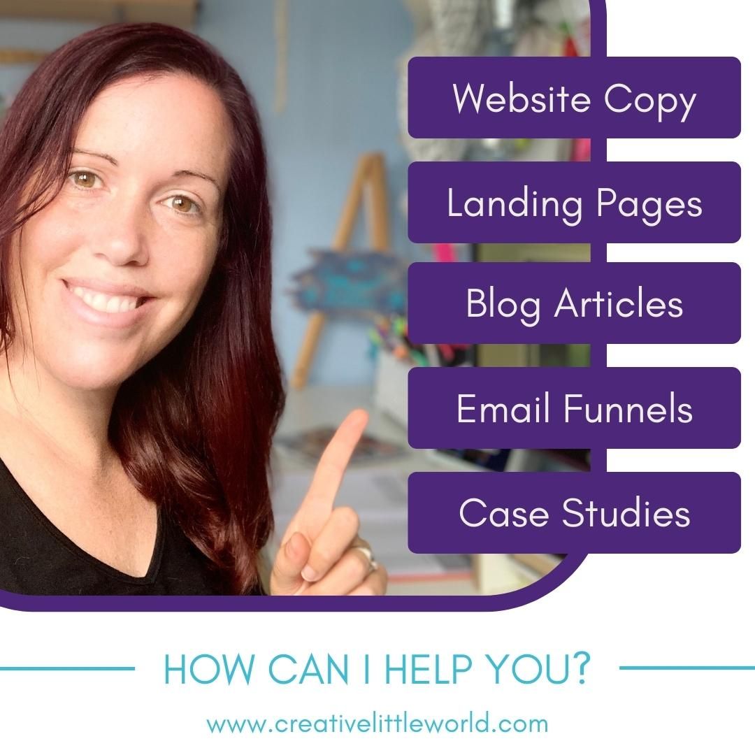 Have we met? 👋 I'm Laura Bean, a freelance copywriter 📝 I help my clients get what's stuck in their heads onto the page. Then I transform those words so they speak to their audience, engage & compel them to take action 👊  And you know what? It gets my clients' great results!