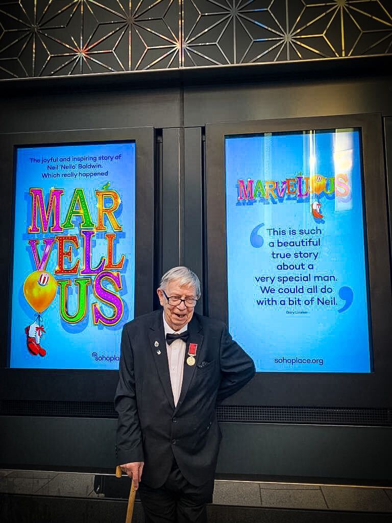 We're honoured to welcome Neil Baldwin to #atsohoplace ahead of our opening production #Marvellous.

#atsohoplace opens 15 October!
