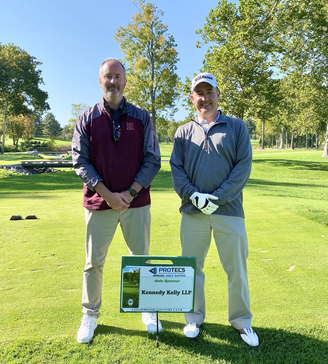 EdKellyLaw's tweet photo. Jim and I were happy to sponsor PROTECS Inc.'s annual golf outing, with all proceeds benefiting the Tunnel to Towers Foundation. Many thanks to Christopher DiPaolo and his entire team for a great day at Cedarbrook Country Club! https://t.co/UTZoHNxqAa