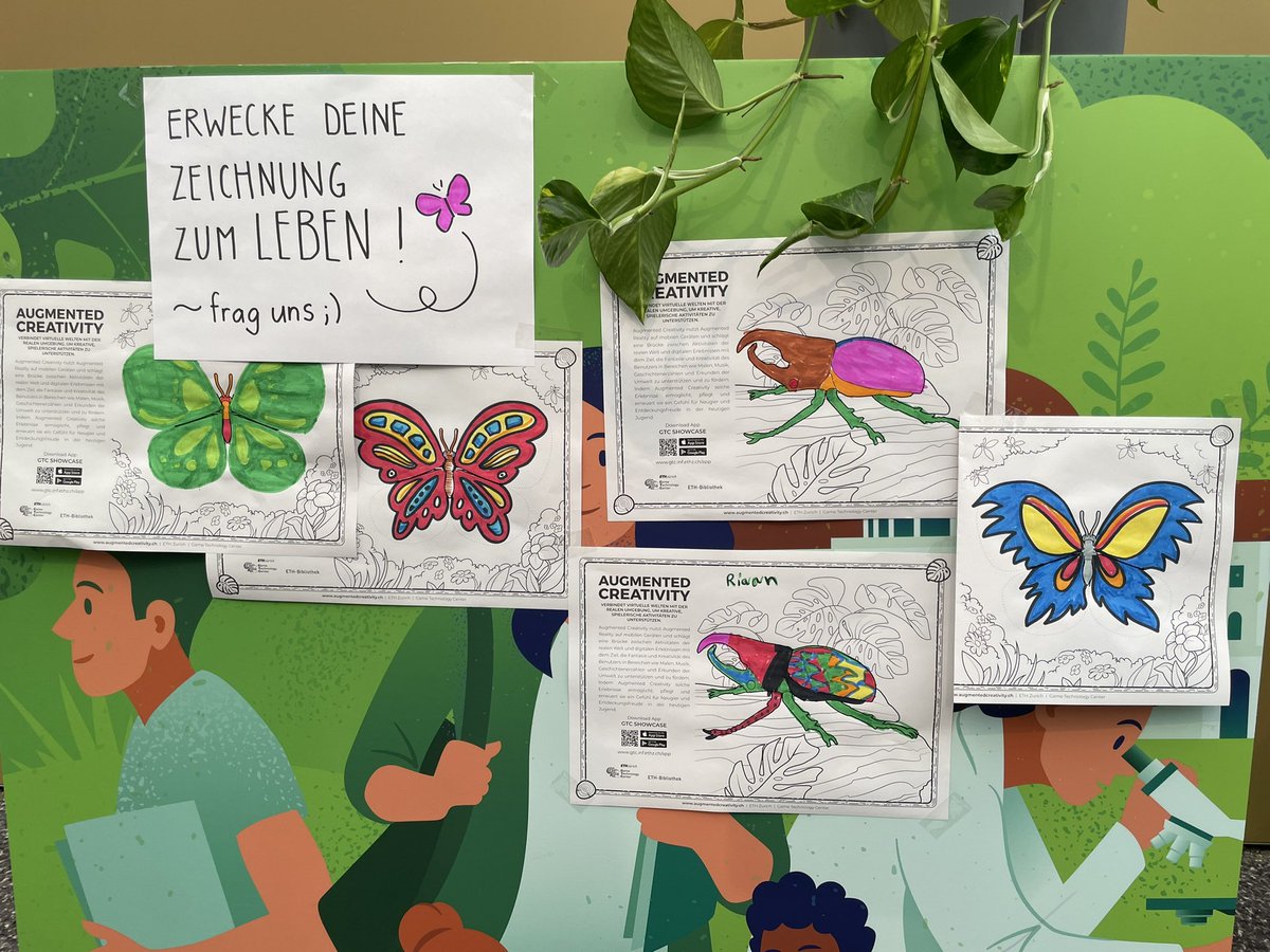 EthGtc's tweet photo. If you like coloring and animals, come to the @ETH pavilion at #olma2022 and bring your drawings to life with #AugmentedCreativity https://t.co/hIv0imBNb8 https://t.co/YdvUTq7JTM