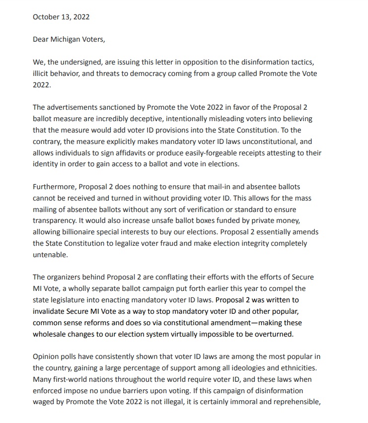 Patrick Colbeck✝️ (@pjcolbeck) on Twitter photo MI Legislators call upon media channels profiting from sale of air time for deceptive ads in favor of MI Proposal 22-2 to come clean cease their promotion. <a href="/Local4News/">Local 4 WDIV Detroit</a> <a href="/FOX2News/">FOX 2 Detroit</a> <a href="/CBSDetroit/">CBS Detroit</a> @pbs <a href="/detnews/">DetroitNews</a> <a href="/freep/">Detroit Free Press</a> <a href="/BridgeMichigan/">Bridge Michigan</a> <a href="/MLive/">MLive</a> <a href="/GrantHermes/">Grant Hermes</a> <a href="/CraigDMauger/">Craig Mauger</a> <a href="/jonathanoosting/">Jonathan Oosting</a> MI Legislators call upon media channels profiting from sale of air time for deceptive ads in favor of MI Proposal 22-2 to come clean cease their promotion. <a href="/Local4News/">Local 4 WDIV Detroit</a> <a href="/FOX2News/">FOX 2 Detroit</a> <a href="/CBSDetroit/">CBS Detroit</a> @pbs <a href="/detnews/">DetroitNews</a> <a href="/freep/">Detroit Free Press</a> <a href="/BridgeMichigan/">Bridge Michigan</a> <a href="/MLive/">MLive</a> <a href="/GrantHermes/">Grant Hermes</a> <a href="/CraigDMauger/">Craig Mauger</a> <a href="/jonathanoosting/">Jonathan Oosting</a>
