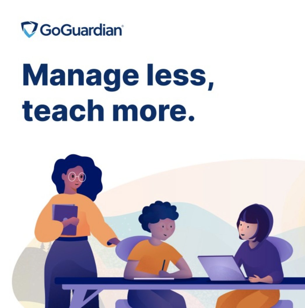 Hey @goguardian! Thank you for allowing me to maximize teaching time. This #edtech tool has helped me spend the majority of my time building relationships and teaching content while being able to monitor student screens on a separate device. This is my go-to for internet safety.