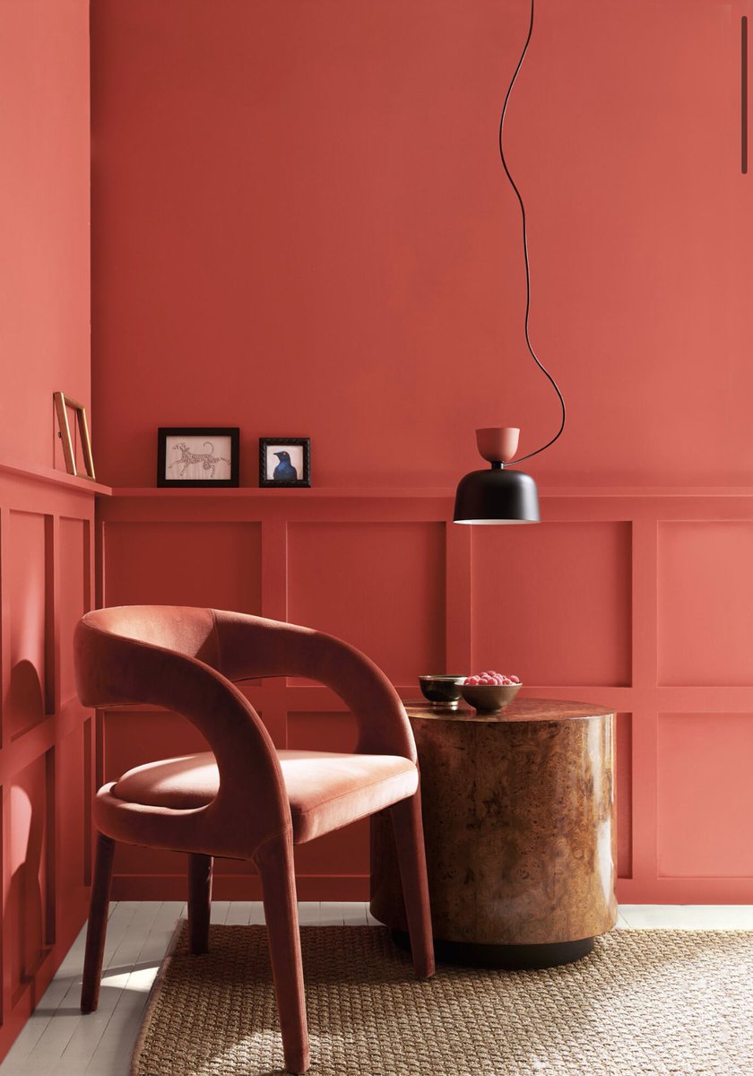InteriorsTG's tweet image. You could say the Benjamin Moore 2023 Color Of The Year is meant to spark joy. The leader in paint and color has named Raspberry Blush the hue to watch for 2023. A saturated warming blend of red, orange and pink. #colourof2023 #rasberryblush #paintcolour
