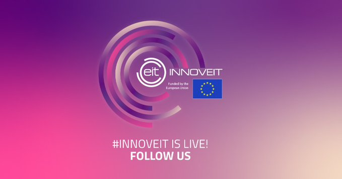 DeborahCage2's tweet photo. It's time! 
⚡ The EIT Summit is happening now! Join the live stream and learn about Europe's largest #innovation ecosystem! 
👉 https://t.co/30A4F67EKE #INNOVEIT #EITAwards https://t.co/oYiDxhPcvE