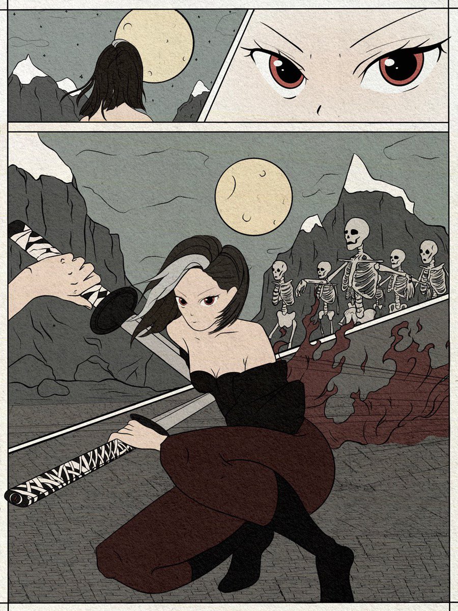 FairyGoddaughte's tweet photo. Once upon a time, centuries ago, a small town was visited by a couple of lovers. One day, their stay was overshadowed. The poor town was attacked by a horde of raised skeletons. The town defended itself as best it could.
⬇️ ⬇️
#NFTCommunity #KatoOGgo #katokrew #DACshare #NFTart https://t.co/FamAz8CE6g