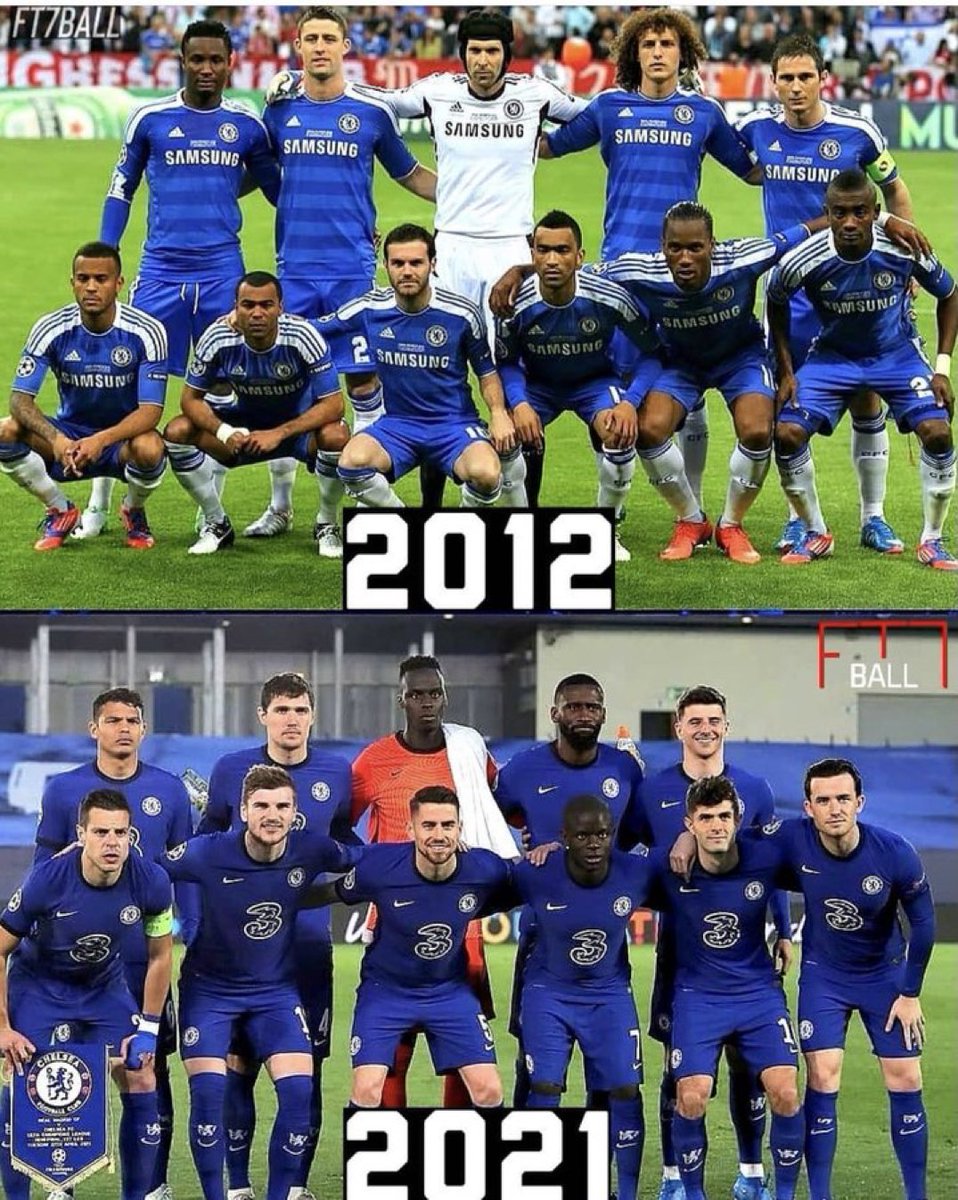 FrankKhalidUK's tweet photo. Here’s a question for my followers, if our 2012 Champions League final winning team played our 2021 winning team, who would win? https://t.co/3EdyUDdkoj