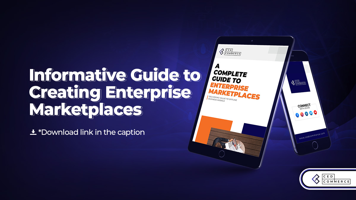 cedcommerce's tweet photo. An #enterprisemarketplace is a tried and tested platform that is unmissable nowadays for #digitaltransformation. But a lot depends on the planning and strategy. Gather a complete roundup of these in our latest guide:https://t.co/1byAydMbxr #ecommercesolution #enterprisesolution https://t.co/OQhL5bpEqk