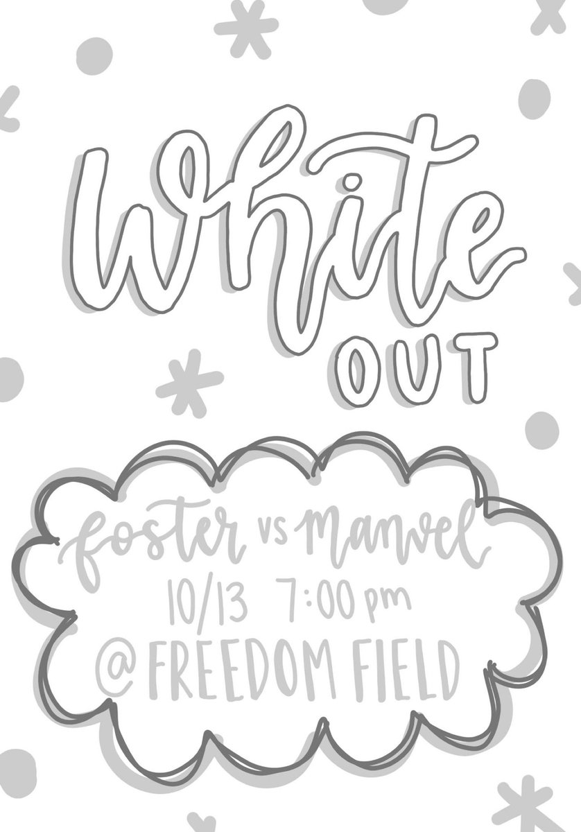 IT’S WHITE OUT TODAY!! The school spirit third year has been AWESOME!! Let’s keep it going!! FOSTER vs. MANVEL tonight!! Let’s get another big win!! 🏈🦅  #neversettle #ptn #ffnd #gofalcs <a href="/FosterFootball/">Foster Football</a> <a href="/FosterSportsMed/">FHS Sports Medicine</a> <a href="/FHSStudentNews/">Foster Student Media</a> <a href="/FHSABC_TX/">FHSABC</a>