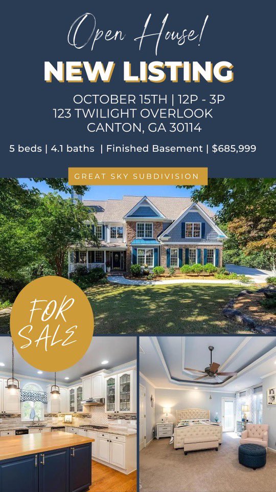 lhacker63's tweet photo. OPEN HOUSE SATURDAY OCTOBER 15TH 12P -3P   GREAT SKY CANTON https://t.co/G8FisC37Td