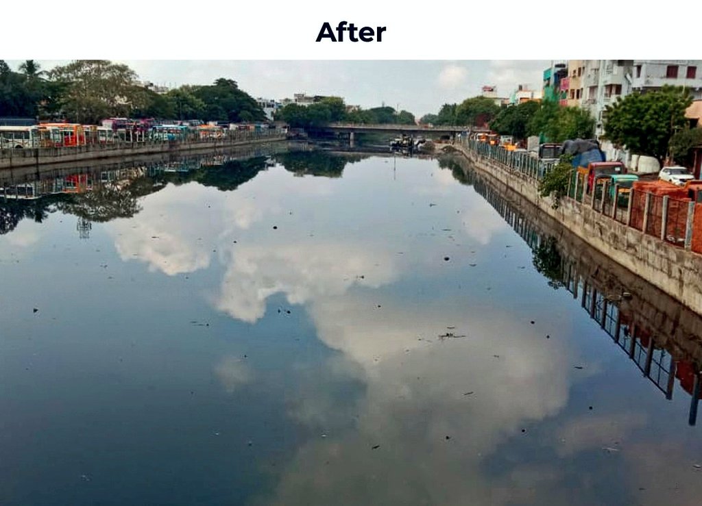Hyacinth plants were removed and
Captain Cotton Canal was cleaned today in Div 37, Zone 4 👇
#ChennaiCorporation
#SeermiguChennai
#NalamiguChennai