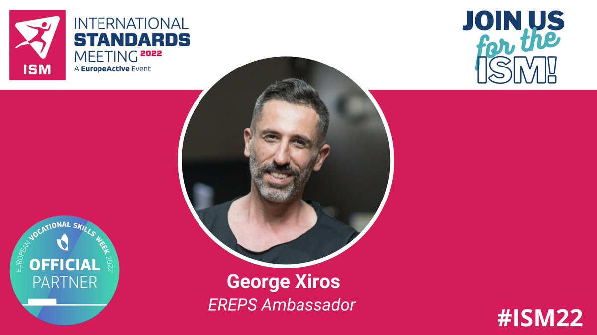 Europe_Active's tweet photo. We're 3 weeks away from #ISM22 in Prague🤯🎉

You can look forward to a session featuring EREPS Ambassador George Xiros who will present on the value and future of EREPS &amp; lead a discussion on the subject🏋️‍♀️

Check out our programme &amp; register now!👉 https://t.co/xe4tOZggD9 https://t.co/TGTsnPGv1q