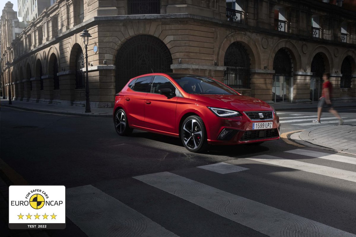 SEATcz's tweet photo. Nové modely SEAT Ibiza a SEAT Arona obhájily nejvyšší 5hvězdičkové hodnocení bezpečnosti Euro NCAP. Poprvé dosáhly tohoto pozoruhodného výsledku před pěti lety. Více na: https://t.co/m0WcBOFuCt https://t.co/AGRbyUfxOu