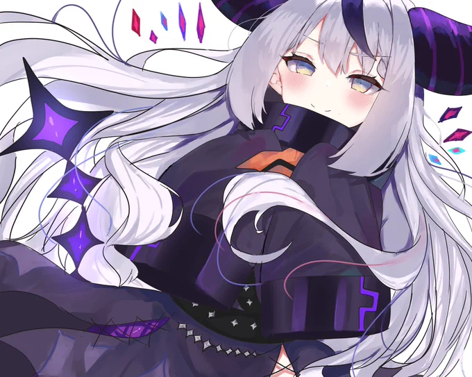 ラプちゃんの煽り顔#laplus_artdesu#ホロライブ  