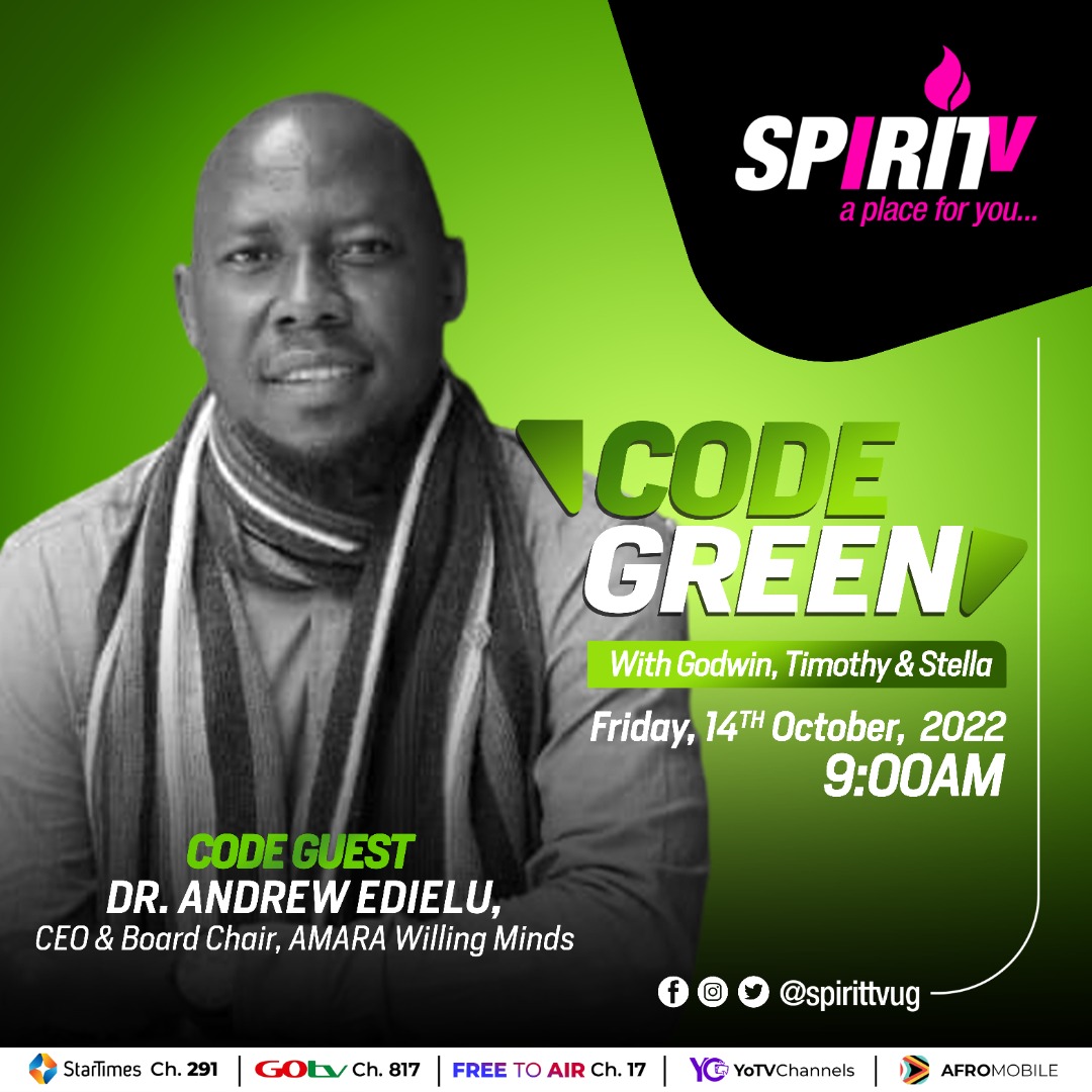 Tune in to <a href="/spirittvug/">SPIRIT TV</a> tomorrow at 9am with <a href="/GodwinMuhumuza/">Godwin Muhumuza</a> to get a taste of what's to come at the book launch on Saturday
#CodeGreen