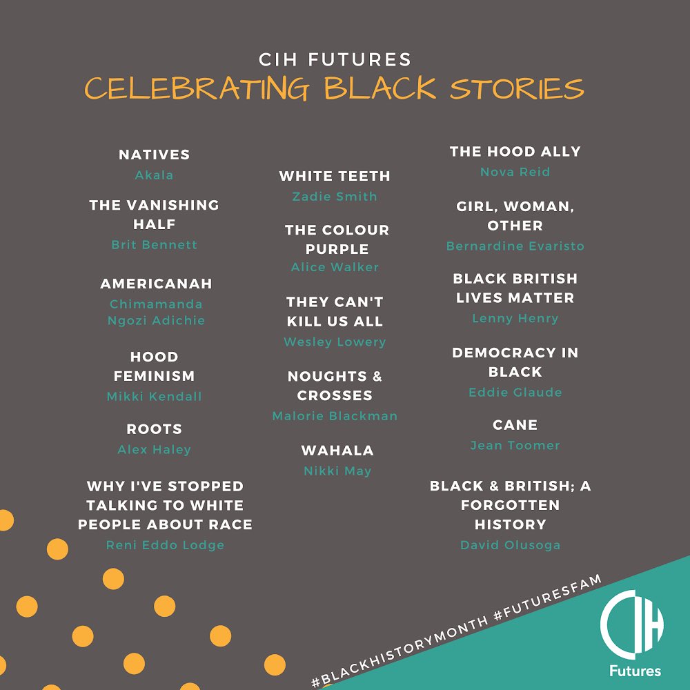 It’s #BlackHistoryMonth and we’ve got a great list of fiction and non-fiction books to be enjoyed this month to celebrate black stories! 
We’d love to hear your recommendations too! #FuturesFam
