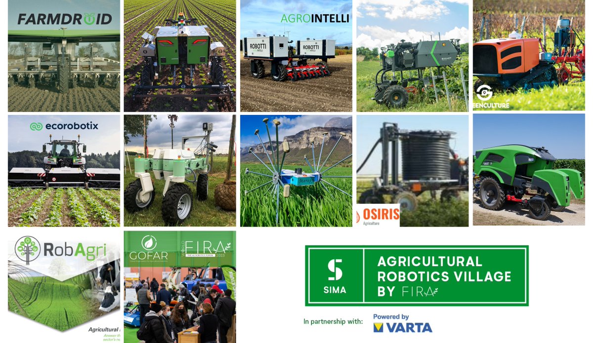 gofar_fira's tweet photo. 🚜#FIRAInside🤖
M-1 until @Sima_paris! Join the experts of #AgRobotics on Nov. 6-10 at Paris, 🇫🇷
Meet actors of the industry at the #AgRobotics Village by FIRA with:
🤖12 Robots manufacturers and associations
🗣️+28 Live Sessions
💻https://t.co/mI2uyqxhXk
#robot #sima2022 https://t.co/FirrTeOY5F