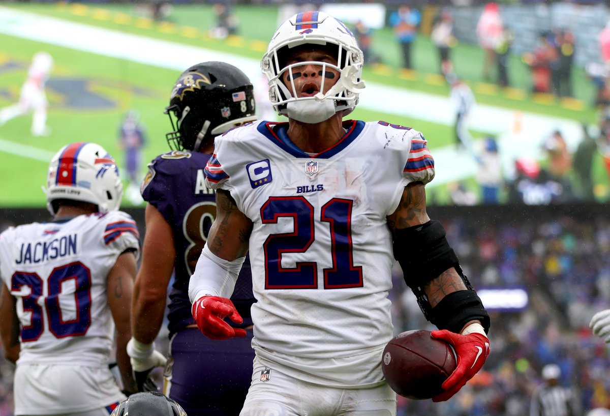 NFLonCBS's tweet photo. Most INT this season

Jordan Poyer               4
5 players tied              3

@J_poyer21 a BALLHAWK for the @BuffaloBills https://t.co/yaCtqizFfF