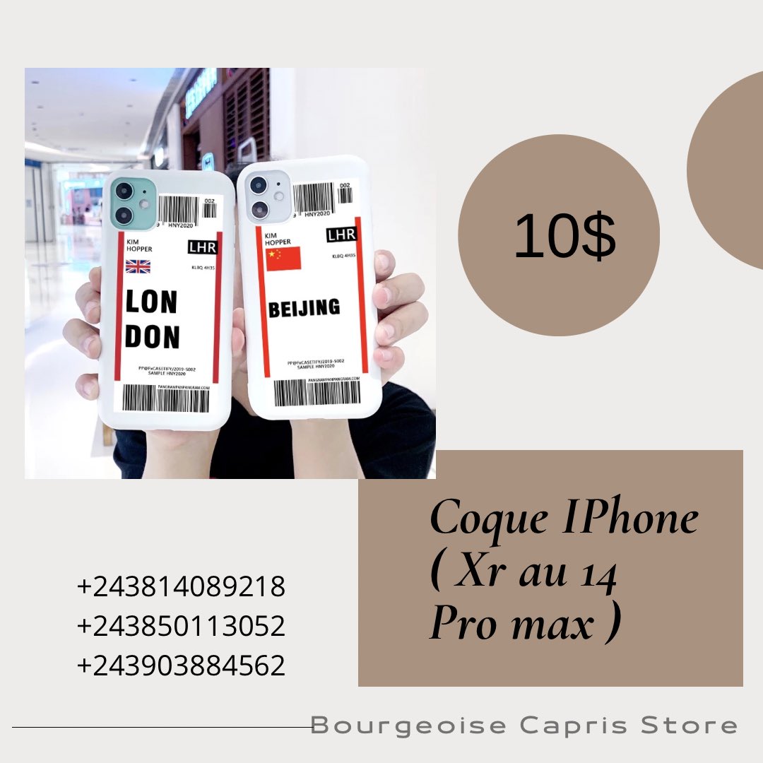bourgeoisecap20's tweet photo. Sans surprise,
BOURGEOISE CAPRIS STORE propose une large gamme de coques (POCHETTE ) de téléphone. Une qualité supérieure et un excellent service sont notre priorité absolue. C'est pourquoi nous aimons vous aider à choisir la bonne COQUE (Pochette) . https://t.co/mgN31mh8WA https://t.co/kHJuxslYHx