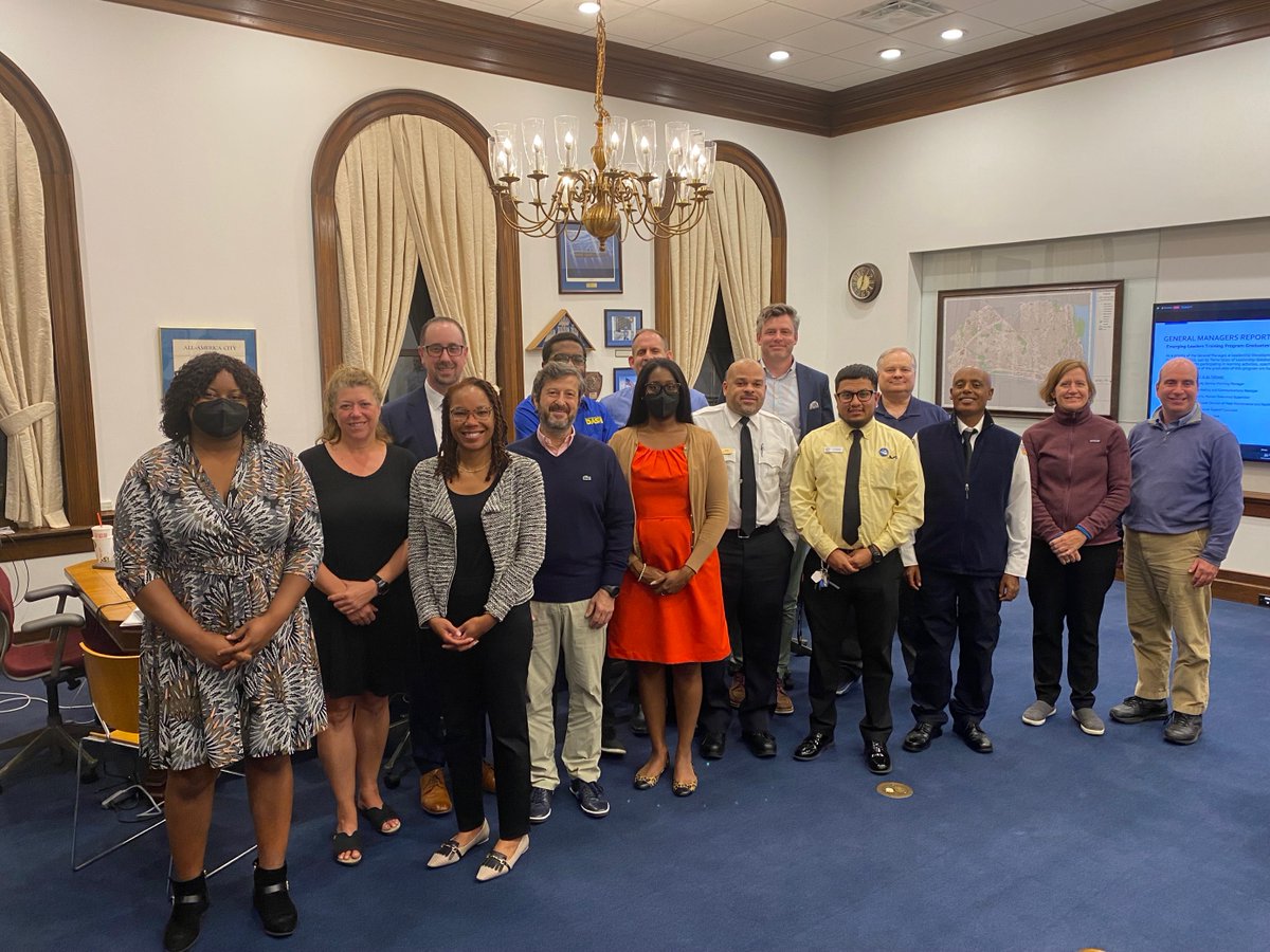 DASHBus's tweet photo. Congratulations to our Emerging Leaders Training Program graduates! 🎉 The Alexandria Transit Company Board of Directors recognized and congratulated the graduates at last night's board meeting. https://t.co/MD3NRUkEi1