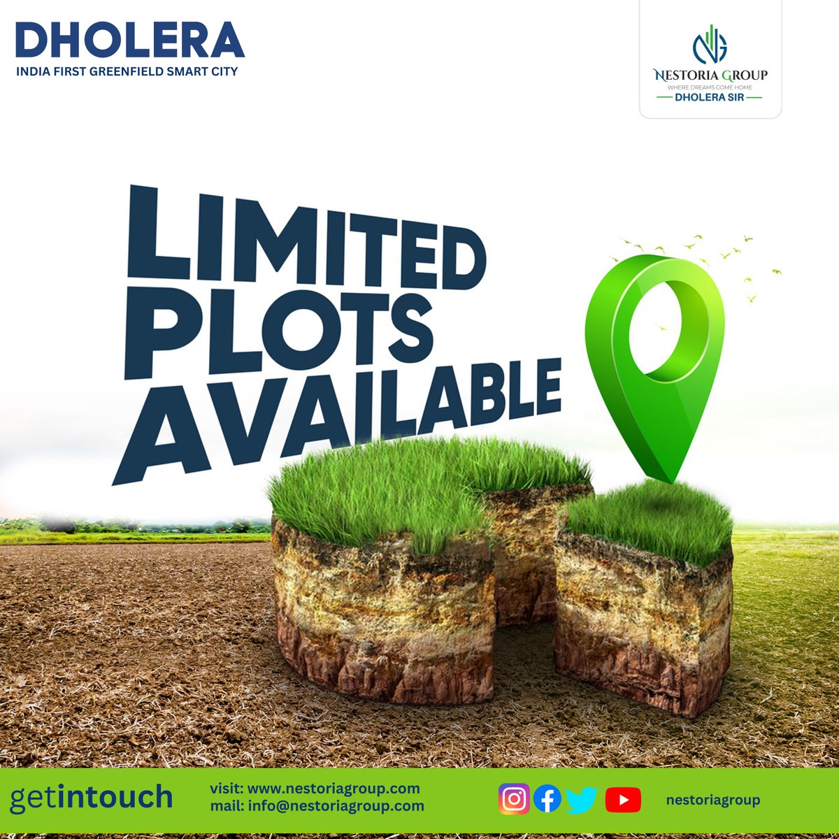 nestoria_group's tweet image. DHOLERA SIR.
INDIA&apos;S FIRST GREENFIELD SMART CITY.. 

Best Destination to invest in future projects for good returns ...

#dholerainternationalairport #residentialplottingprojects #plotindholera #investment #investindholera #dholerasir #dholerasmartcity #nestoriagroup