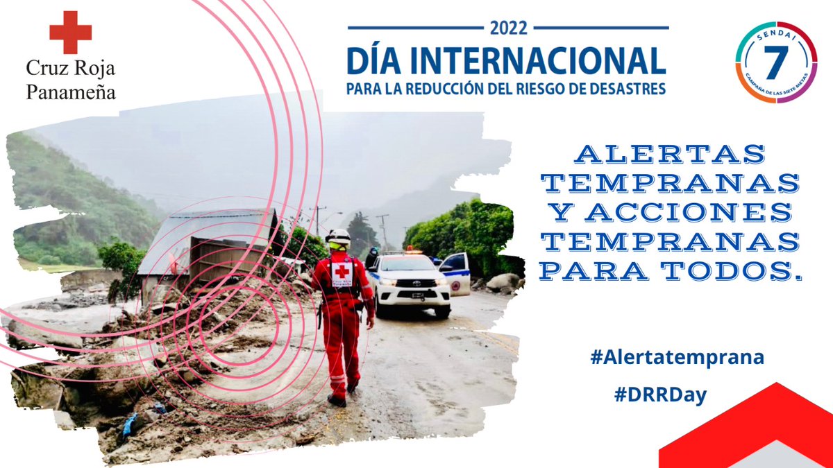 CRPLaChorrera's tweet photo. El cambio climático está ocasionando amenazas metereológicas más frecuentes, extremas e impredecibles, por lo que las inversiones en alertas tempranas ahora son más urgentes.@CruzRojaPanama #DRRDay #Alertatemprana https://t.co/Cpxdg8Fp6w