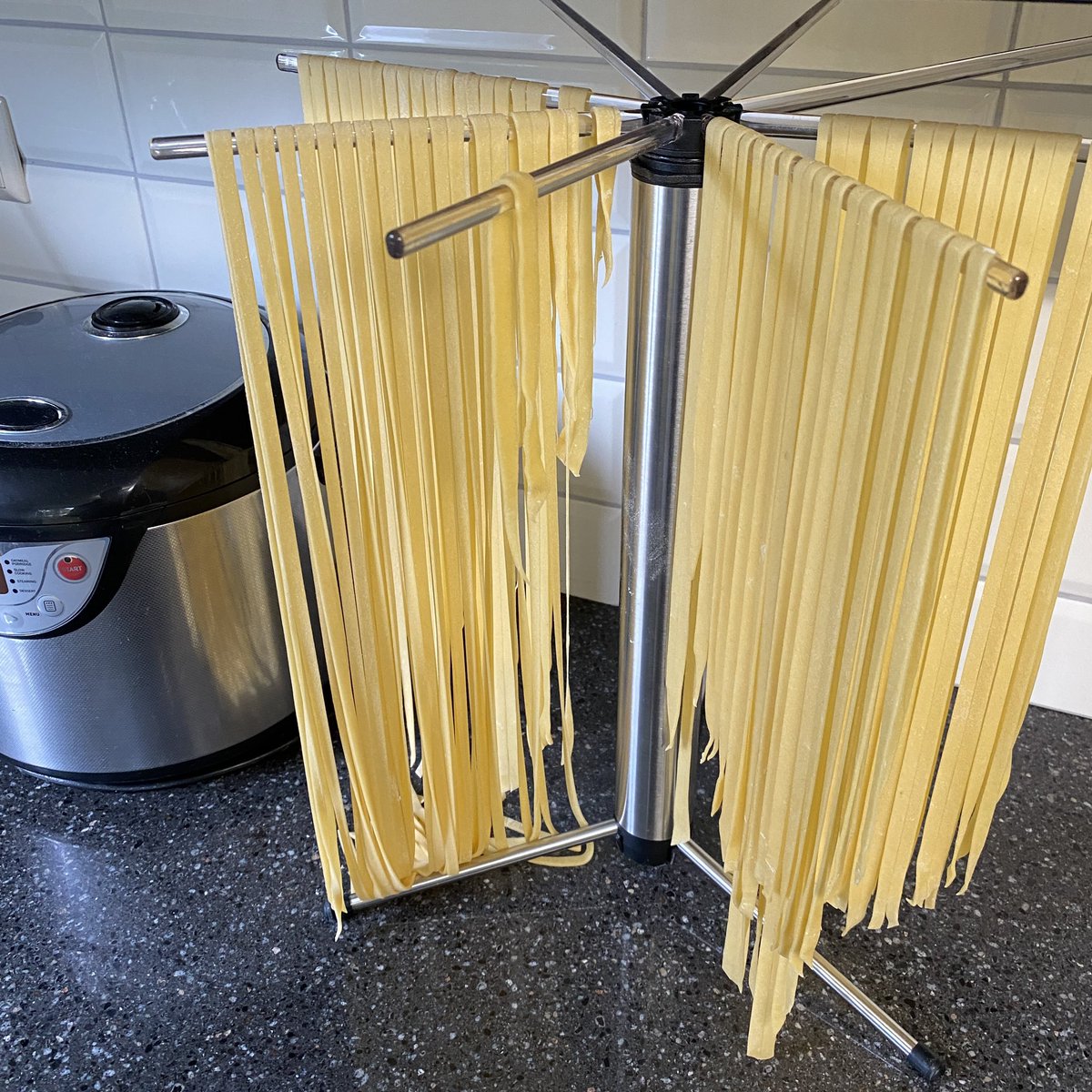 sinned_m's tweet photo. #twimc : Feeling all Italian today so figured I should be making fresh pasta…🤌 #clonex @RTFKT #makingfood #PASTATOBER https://t.co/4SYygsxJme