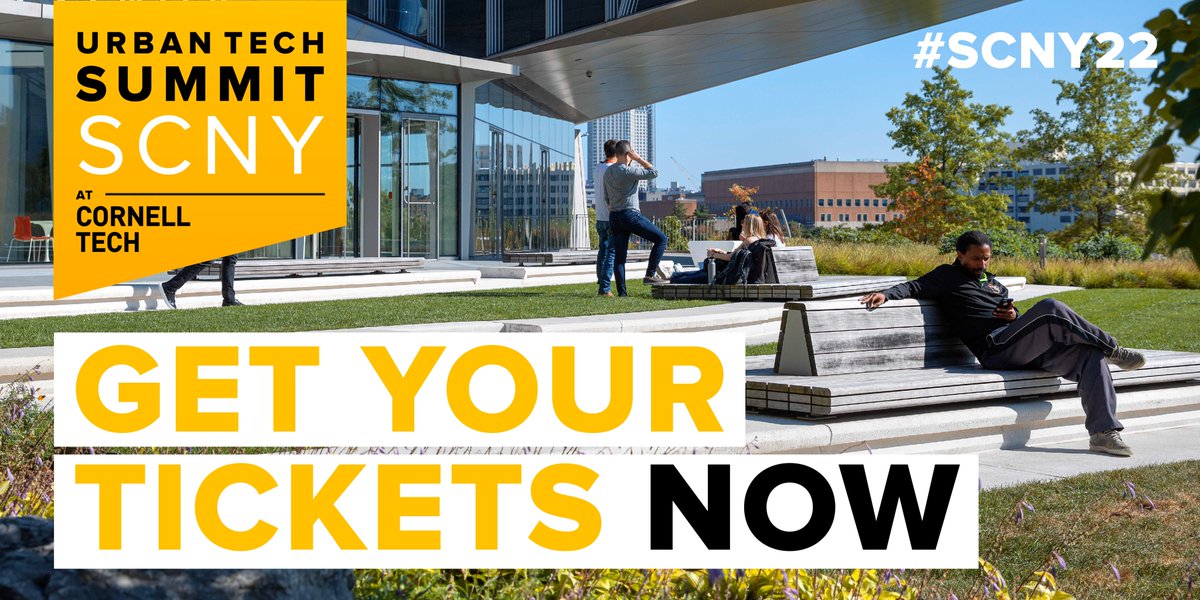 cornell_tech's tweet photo. Are you interested in how the New York and global urban innovation communities are working to solve local and global climate challenges?

Learn from the experts at the SCNY Urban Tech Summit at Cornell Tech, October 24–25.

RSVP: https://t.co/NviMbvqN1D

#SCNY22 @SmartCitiesNY https://t.co/X8i3E8ZePd