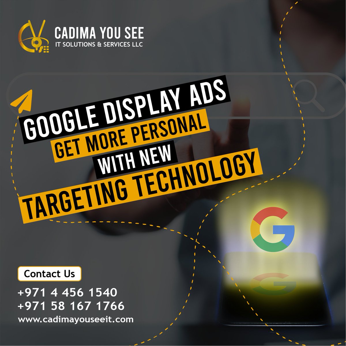 cadimayouseeit's tweet photo. Google Display Ads Get More Personal With New Targeting Technology
Call/WhatsApp at +971 58 167 1766 | Send your enquiry to info@cadimayouseeit.com
#cadimayouseeit #googleads #googledisplayads #googlereviews #googleai #googleads #googleanalytics #GoogleWebmaster #googleads https://t.co/Iuw8gM0RYE