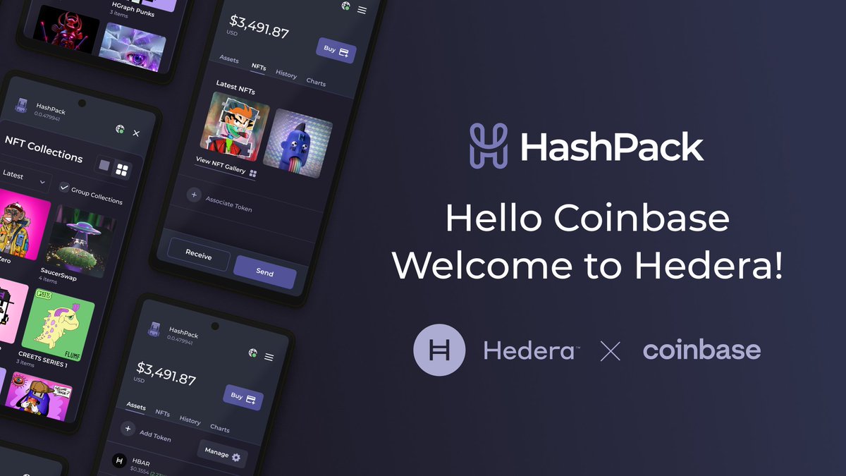Hello <a href="/coinbase/">Coinbase 🛡️</a>, welcome to #Hedera! 🚀

New to @Hedera? Our community of #HBARbarians are excited to welcome you! Here’s a handy thread to help you get started in the ecosystem:

(1/8)👇