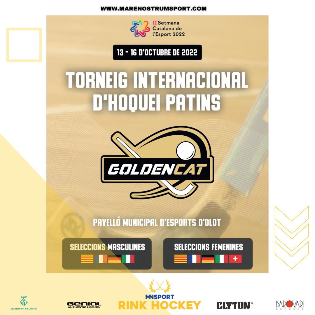 mnostrumsport's tweet photo. 🏑 Avui comença el Torneig Internacional @goldencathoquei 
🏑 Amb ganes d’hoquei
🏑 Amb ganes d’espectacle

🎯 Olot

🔗 https://t.co/lDe0GWcxdk

#hoquei #hoqueipatins #torneig #competició #divertiment #valors #costadaurada #mnsport https://t.co/cxZ65cun4M