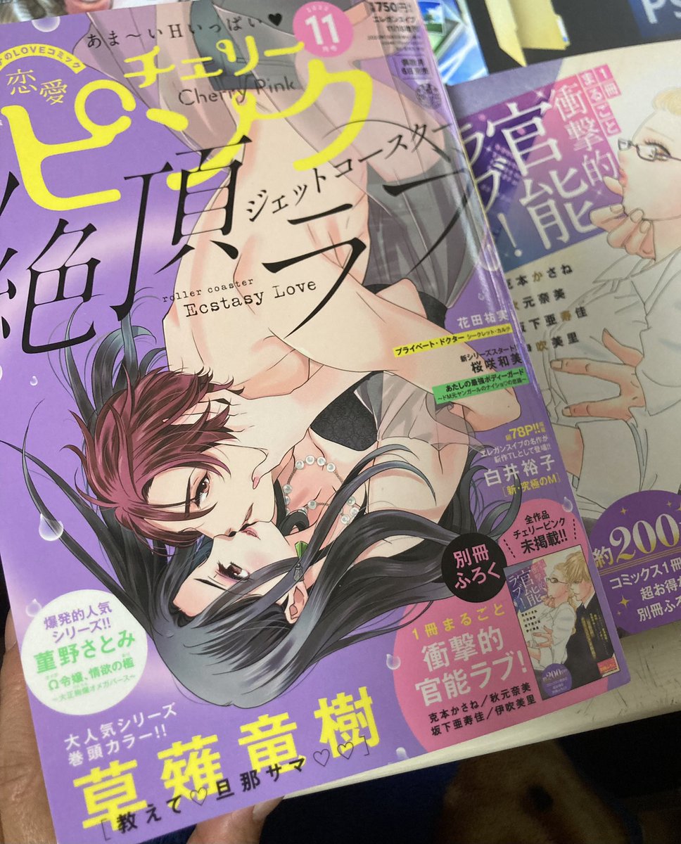 報告遅れました😂
今月10月6日発行の恋愛チェリーピンク(秋田書店)の別冊付録な漫画載ってます!
ガッツリ手直しした作品で本人的に大満足の仕上がりになってます✨貴重な紙面ですのでぜひ見かけたら手にしてみてください♡ 