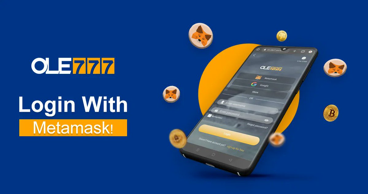 OLE777_Official's tweet photo. Have a Metamask account? Want to sign up with OLE777? 🤔

Well, we got you! Create an account at OLE777 using your Metamask wallet. 👀

Fast, easy, and secure! See you there. 🤙

#OLE777 | #Metamask | #OnlineCasino | #Crypto https://t.co/OgRMonHCOA
