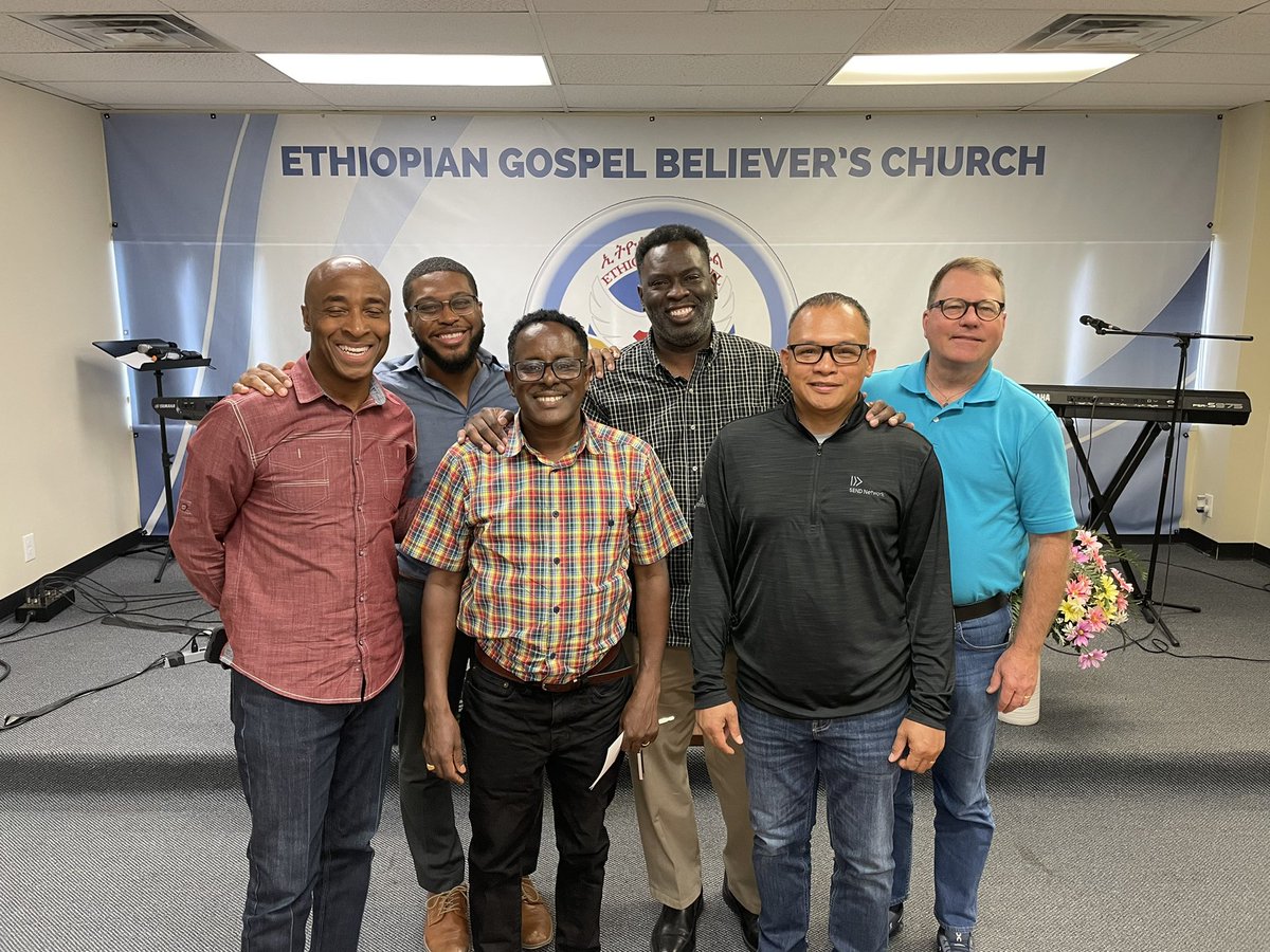 sendnetwork's tweet photo. Did you know the Denver/Aurora area of Colorado is home to 50k+ Ethiopians?
🙏 Pray for these potential church partners from the Denton Baptist Association who recently visited the area to #CatchTheVision for planting churches for this people group! https://t.co/ugau56WPfK