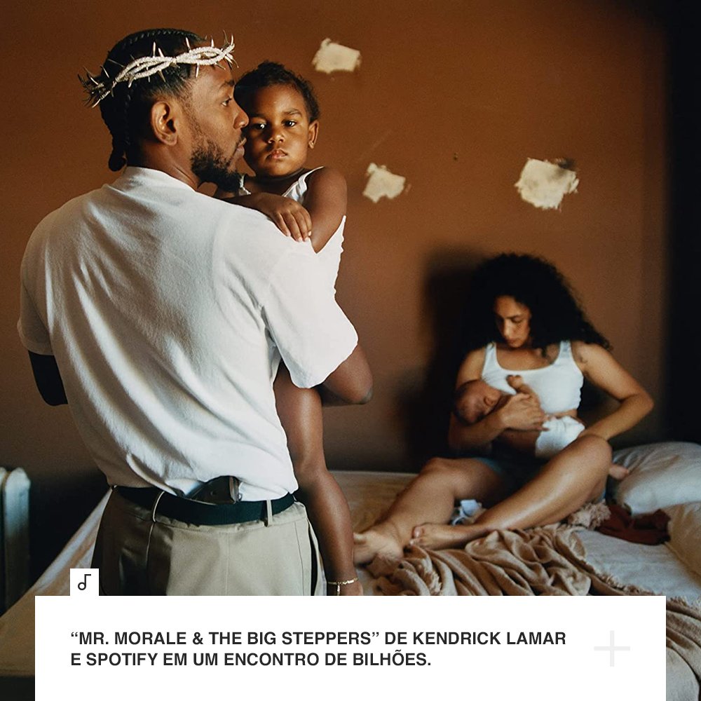 STREETOPIA (@streetopia_sp) on Twitter photo ‘Mr. Morale and The Big Steppers’, é o quarto álbum de <a href="/kendricklamar/">Kendrick Lamar</a> a alcançar a primeira posição do Billboard 200 e recentemente, entrou para a história, como o primeiro álbum a ultrapassar mais de 1 bilhão de execuções no Spotify.
streetopia.me/m/news/633f509… ‘Mr. Morale and The Big Steppers’, é o quarto álbum de <a href="/kendricklamar/">Kendrick Lamar</a> a alcançar a primeira posição do Billboard 200 e recentemente, entrou para a história, como o primeiro álbum a ultrapassar mais de 1 bilhão de execuções no Spotify.
streetopia.me/m/news/633f509…