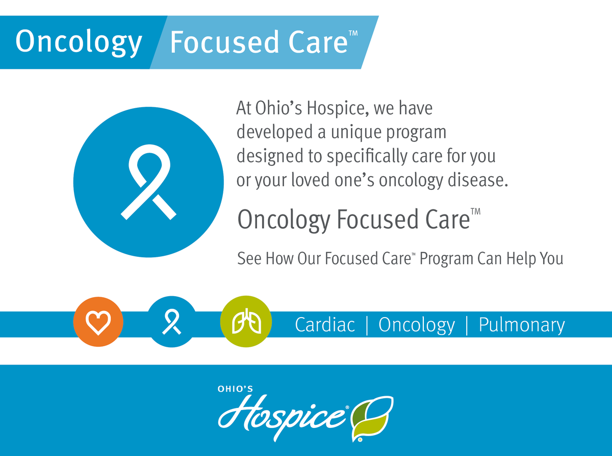 OhiosHospiceMC's tweet photo. October is recognized annually as #BreastCancerAwarenessMonth. Our Oncology Focused Care™ program is designed to care for you or your loved one. Our hospice care team includes a specialized Oncology Focused Care nurse. Learn more: https://t.co/jQvVjowrrl #FocusedCare https://t.co/ZHWGmMtrvR