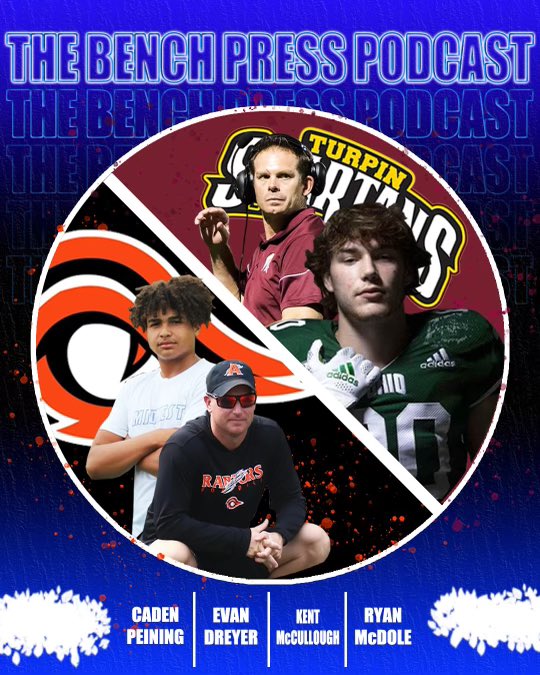 BSnyderBPM's tweet photo. GREAT episode with some GREAT guests. @BenchPressCo returns with their @_AHS_Football @FootballTurpin preview episode. @CoachEvanDreyer and Coach Kent McCullough join the show, as well as Caden Peining and Ryan McDole. CHECK IT OUT!!! https://t.co/DL4Dc6Ii2l https://t.co/O9axI2FQA2
