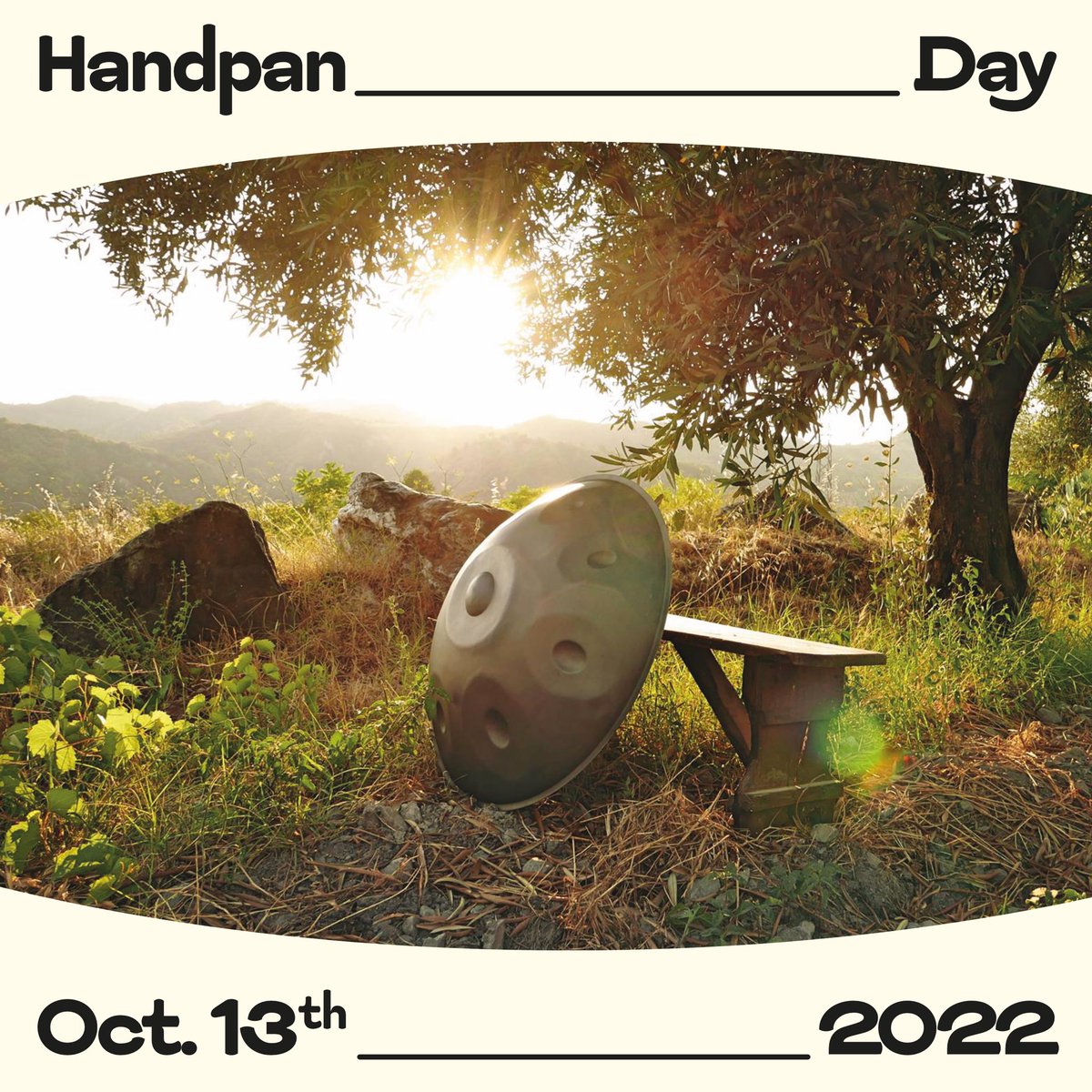 handpanday's tweet photo. HAPPY 4th INTERNATIONAL HANDPAN DAY! Today is a good day to celebrate the instrument that has changed so many lives and keeps on bringing joy even in these strange times! https://t.co/OkWGF274Qa