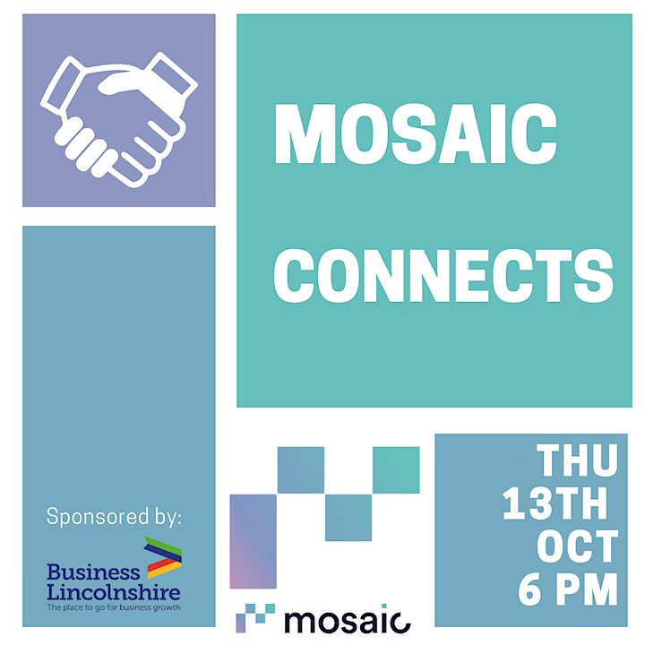 Mosaic Digital Hub Lincoln (@hubmosaic) on Twitter photo Join us tonight for our first Mosaic Connects!
We are looking forward to welcoming everyone from 6 pm in the Mosaic Lounge
For more information visit: eventbrite.co.uk/e/mosaic-conneā¦
<a href="/BusinessLincs/">Business Lincolnshire</a>
#MosaicLincoln
#MosaicDigitalHub
#MosaicConnects
#DigitalLincoln Join us tonight for our first Mosaic Connects!
We are looking forward to welcoming everyone from 6 pm in the Mosaic Lounge
For more information visit: eventbrite.co.uk/e/mosaic-conneā¦
<a href="/BusinessLincs/">Business Lincolnshire</a>
#MosaicLincoln
#MosaicDigitalHub
#MosaicConnects
#DigitalLincoln