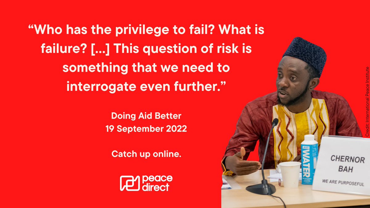 peacedirect's tweet photo. Did you miss our #DoingAidBetter discussion during the #UNGA last month?
Speakers from the global south and north explored ways to address the power inequities embedded in development structures.
Catch up now and read our key takeaways: https://t.co/pnpLYPRBv5 https://t.co/9T9ZKifKt7
