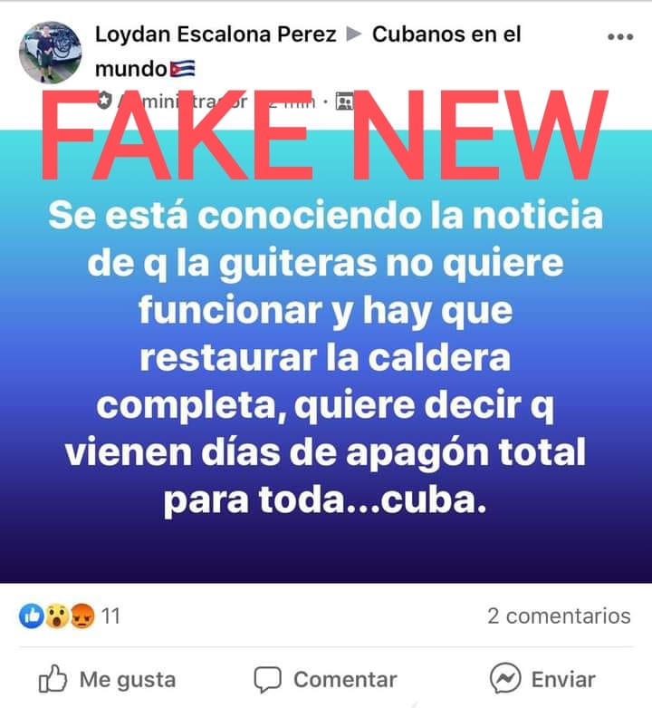 OSDE_UNE's tweet photo. ACTUALIZACIÓN DE LA CTE ANTONIO GUITERAS
Sincronizó en la madrugada de hoy la Termoeléctrica Guiteras en estos momentos se encuentra aportando 203 MW
Ayer se difundió en las redes sociales una FALSA NOTICIA de su no sincronización, quedando desmentida con esta actualización. https://t.co/nMyNeXDaBB
