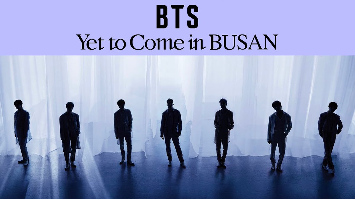 BTS Busan Concert 2022 will be coming on Oct 15, 2022 and is titled as "BTS Yet To Come in Busan". The concert will be held at Busan Asiad Main Stadium, 344 World Cup-daero, Yeonje-gu, Busan, South Korea.

#btsbusanconcert