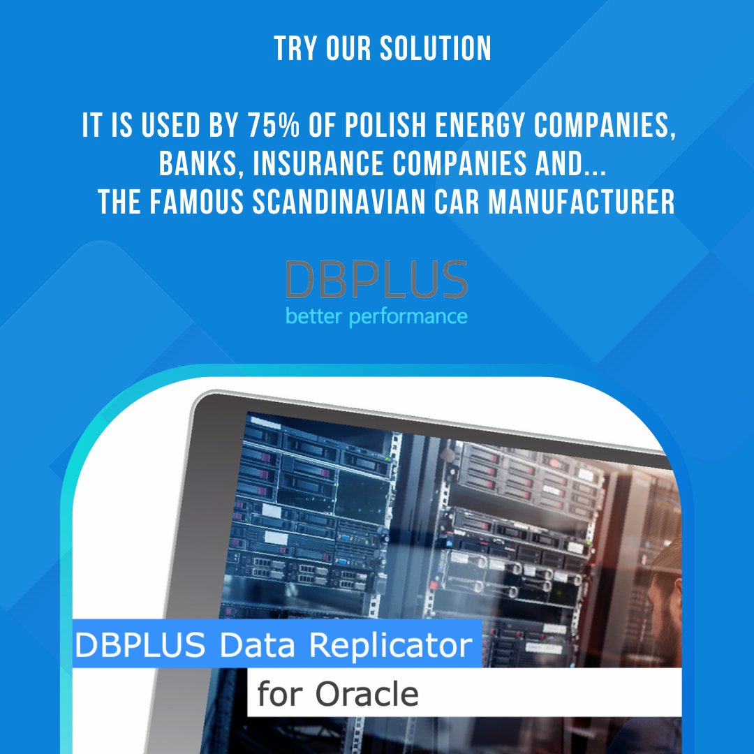 DBPLUS_BP's tweet image. Sharing data between different databases and applications can be a very complex process and can have a negative impact on the performance of the system and, consequently, on the financial results of the company. Our software solves this problem. 

#Oracle #datareplicator #dbplus