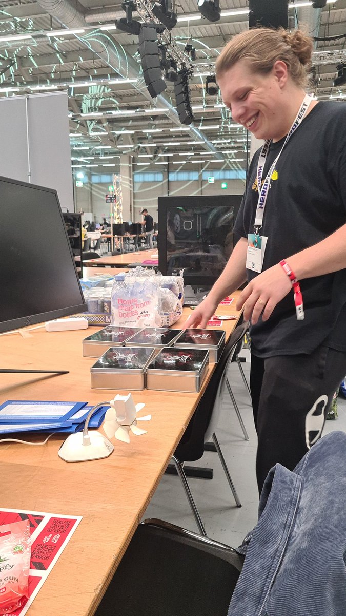 <a href="/SyntaxCH/">Jens</a>, head of <a href="/LostikCH/">Lostik</a>, carefully preparing branded welcome boxes with snacks and drinks for all the players and management staff of the org. What am absolute legend this man!