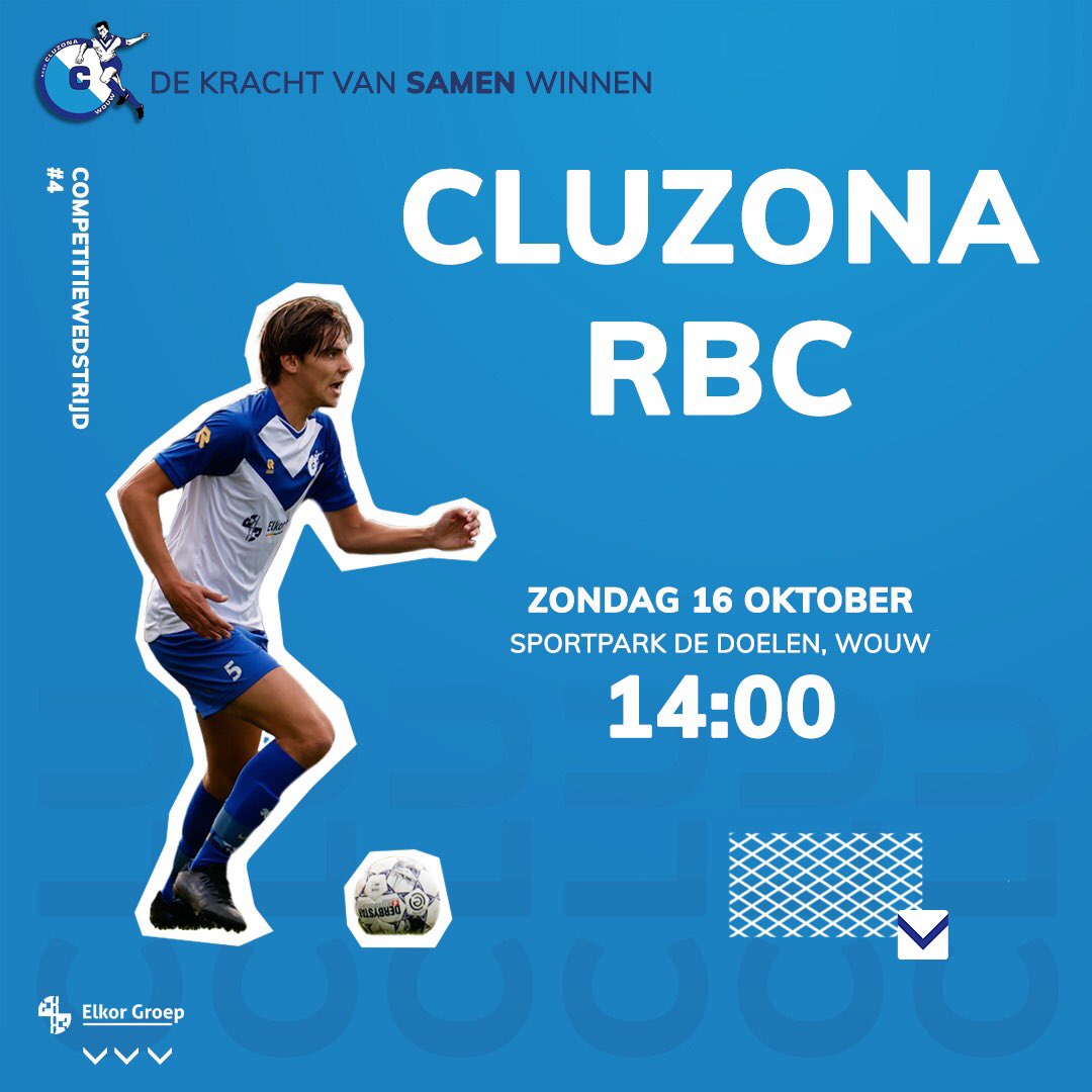 Zondag de topper tegen RBC! ⚽️

Alle support welkom in deze belangrijke wedstrijd! 👏🏻

!LET OP AANVANGSTIJD 14:00! 

#dekrachtvansamenwinnen