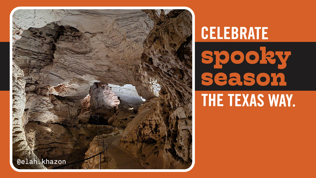 TravelTexas's tweet photo. Now’s the perfect time to make a trip out to Longhorn Cavern State Park. It’s full of stories – and maybe even a few ghosts! https://t.co/4fLWKcD2rS https://t.co/wHeRHBXJq7