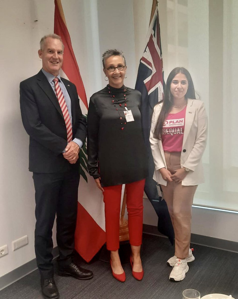 Yesterday Haifa took over from me as 🇦🇺 Ambassador for @PlanGlobal’s #GirlsTakeover campaign. She had great meetings with @fiftyfiftylb, @Tracy_D_Chamoun and @najat_saliba to discuss women’s representation in 🇱🇧 politics. Look out for more! #EqualPowerNow #GirlsGetEqual #IDG2022