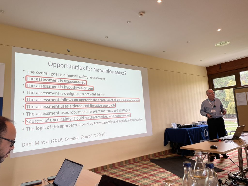 iseult5's tweet image. First papers appearing on NGRA and Mark suggests which of the 9 principles of NGRA that we are / can progress for nanomaterials! Can’t say that something is safe - just that there is a high probability something is safe! #beilsteinNanoinformatics